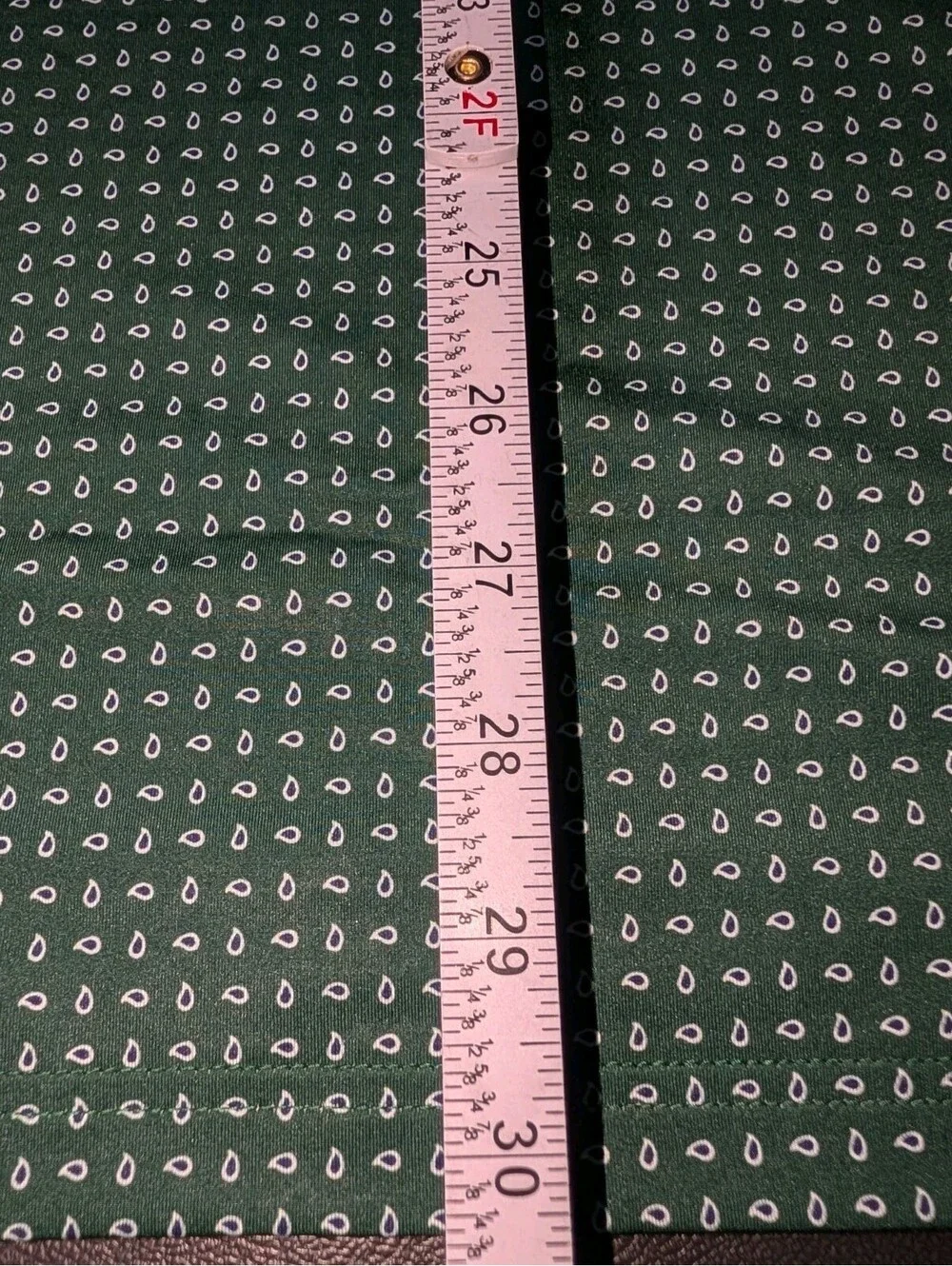 Ralph Lauren RLX Golf Polo Green Paisley Print Large